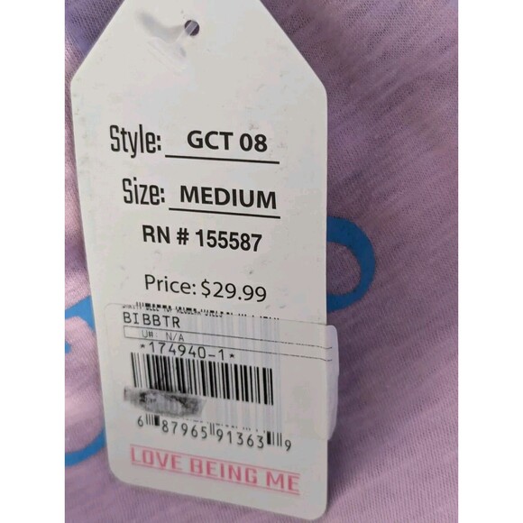 Emme Jordan Beautiful & Fabulous Soft Muscles Mascara Tank Top Shirt Pink Medium - Picture 5 of 6